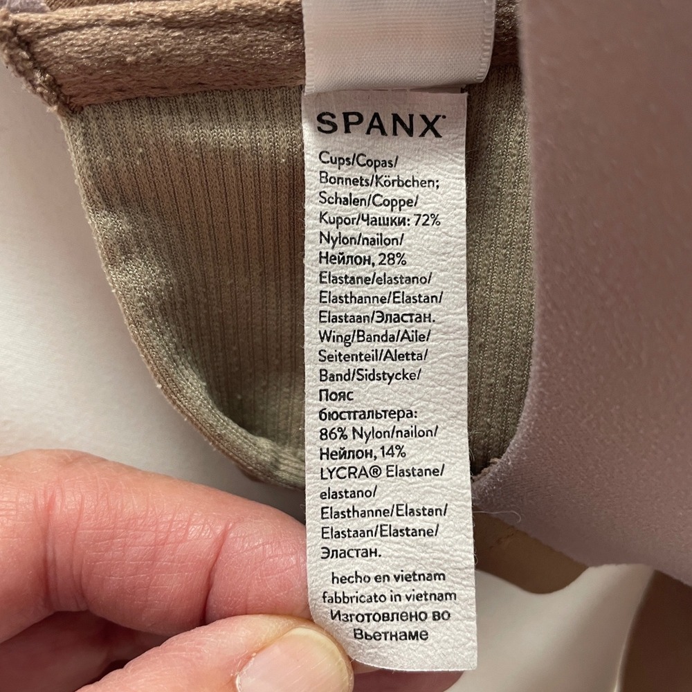 Spanx Bra-llelujah Full Coverage Front Closure Bra 38D Mauve Taupe 30011R - Picture 5 of 15